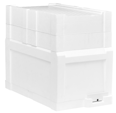 APIX beehive with one-piece body for 6 frames 230 mm complete
