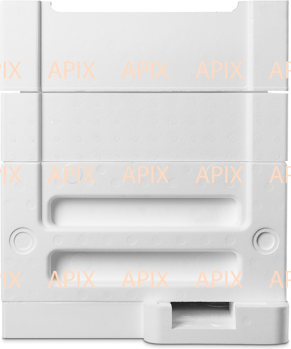 APIX-Bienenstock mit zusammenklappbarem Gehäuse für 6 Rahmen 145 mm komplett