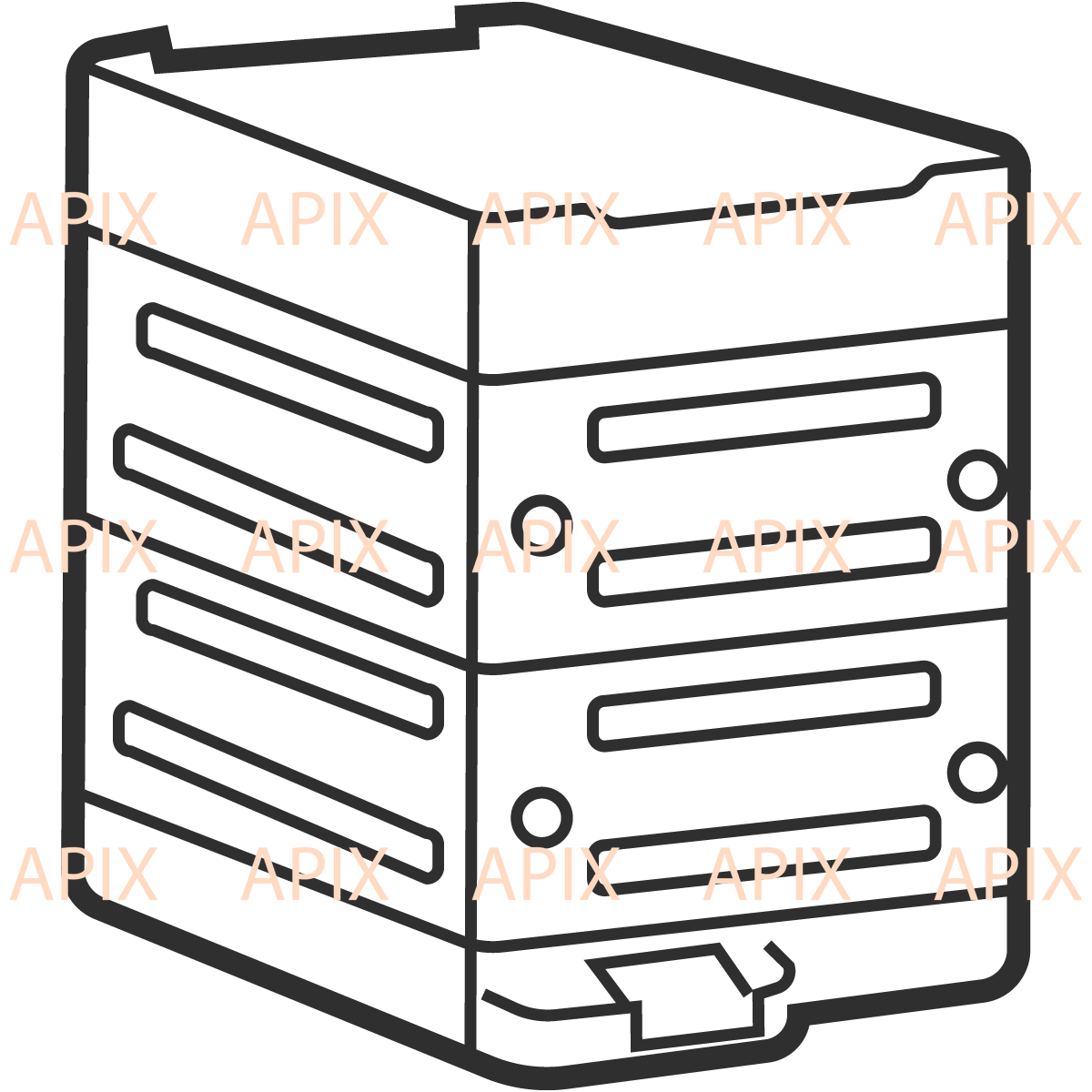 Шестирамочный улей - купить улей 6 рамочный - APIX